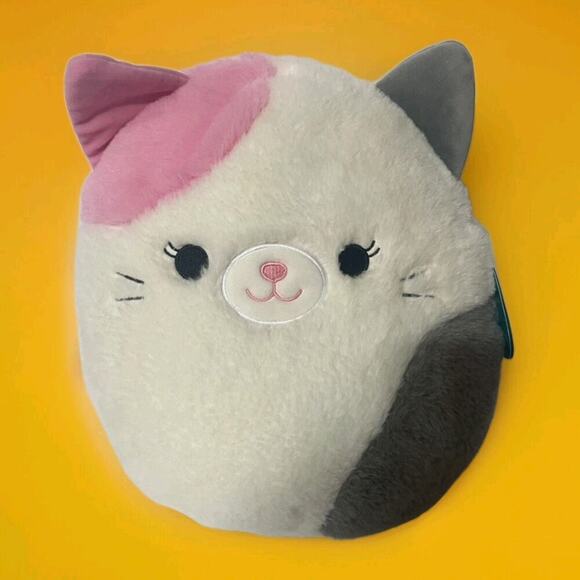 Squishmallows Karina The Fuzzy Cat 12" Fuzz-A-Mallows Soft Plush NWT Excellent - Picture 1 of 6